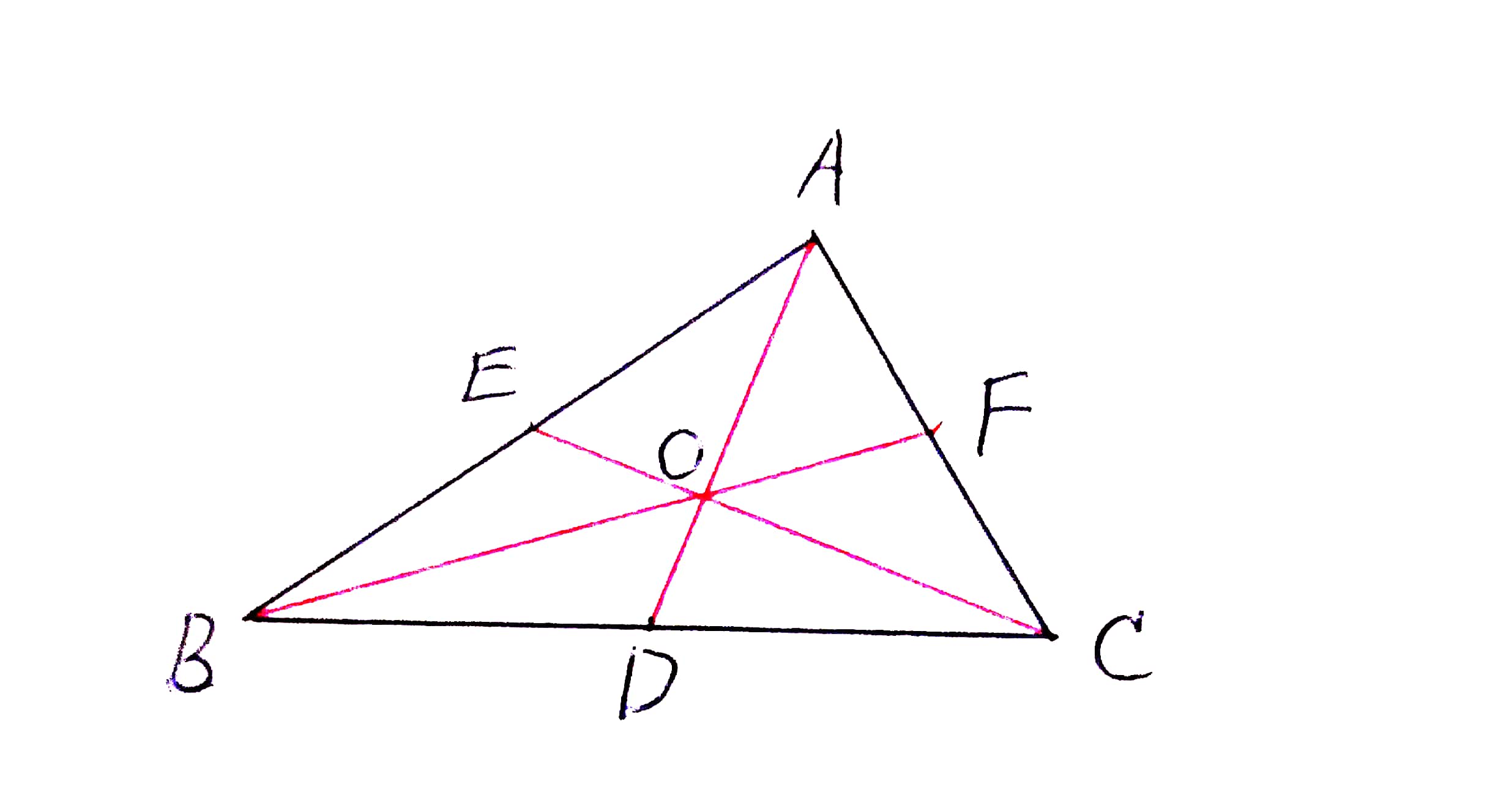三角形的内心是什么(三角形的重心
