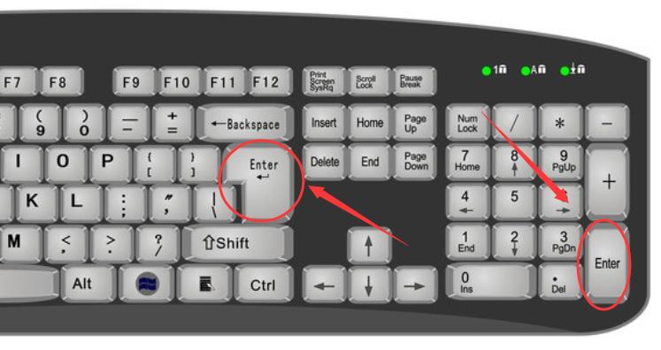 enter键在哪里(Enter键有什么用)